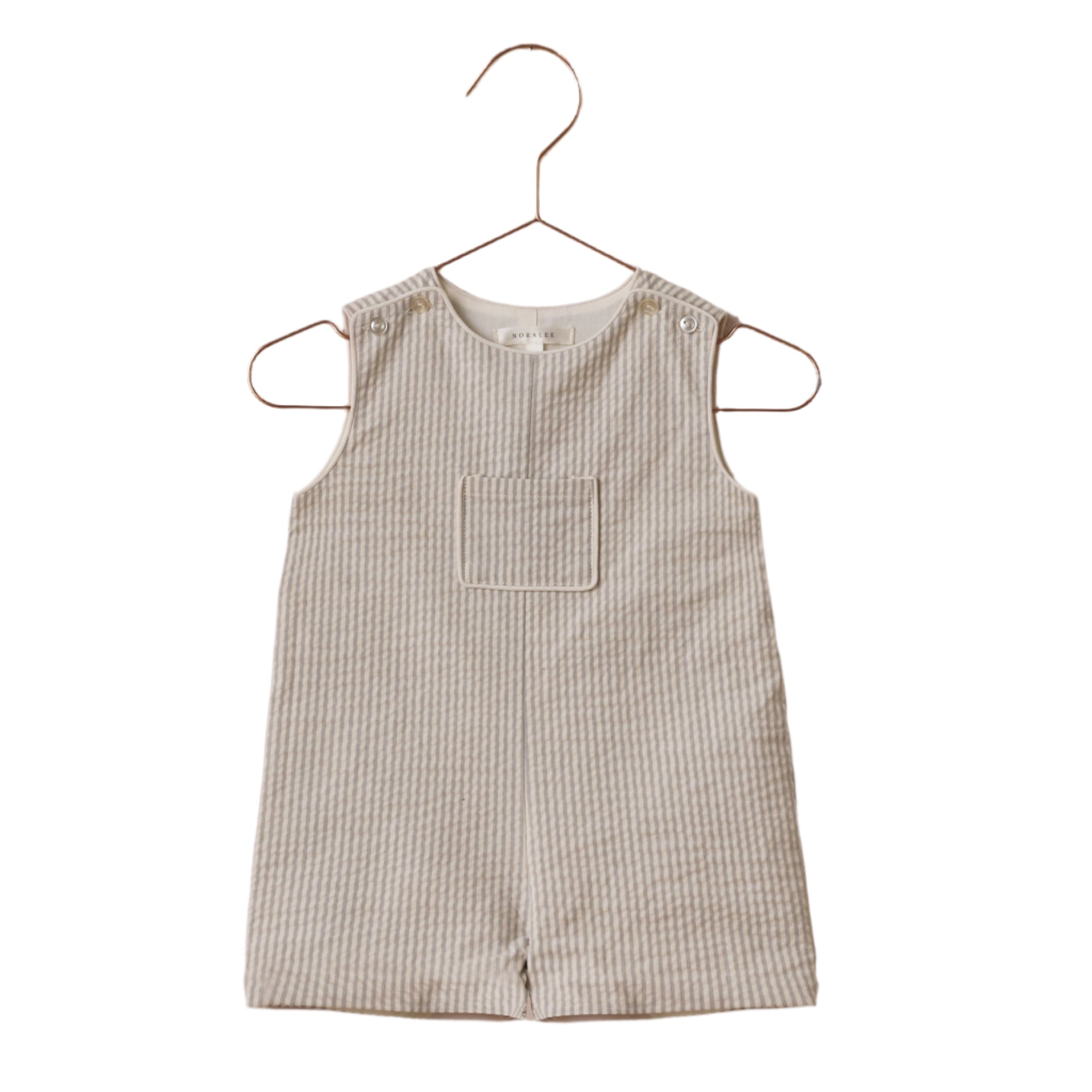 Sage Seersucker Shortall