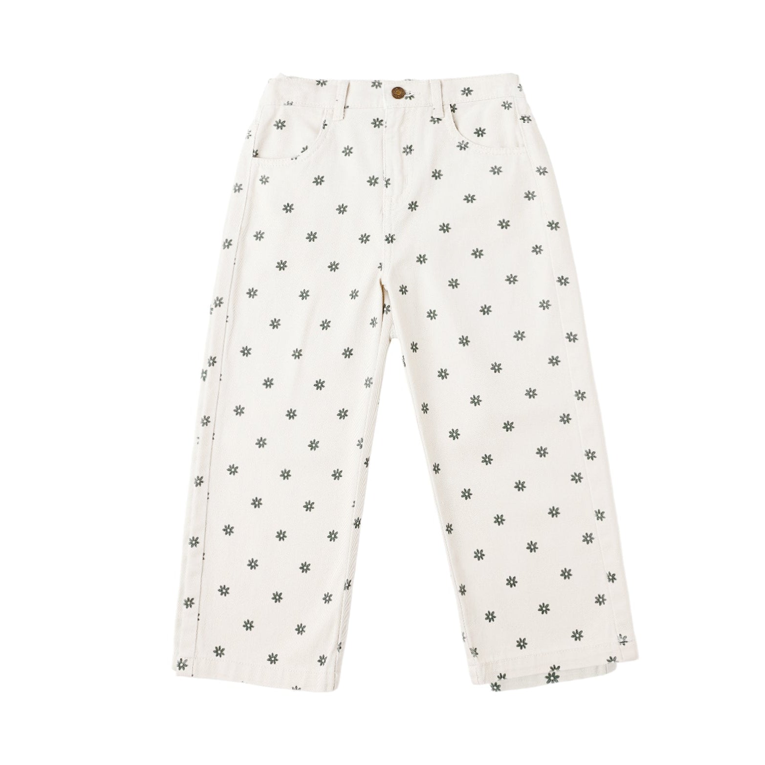 Rylee & Cru Cream Forest Daisy Pant