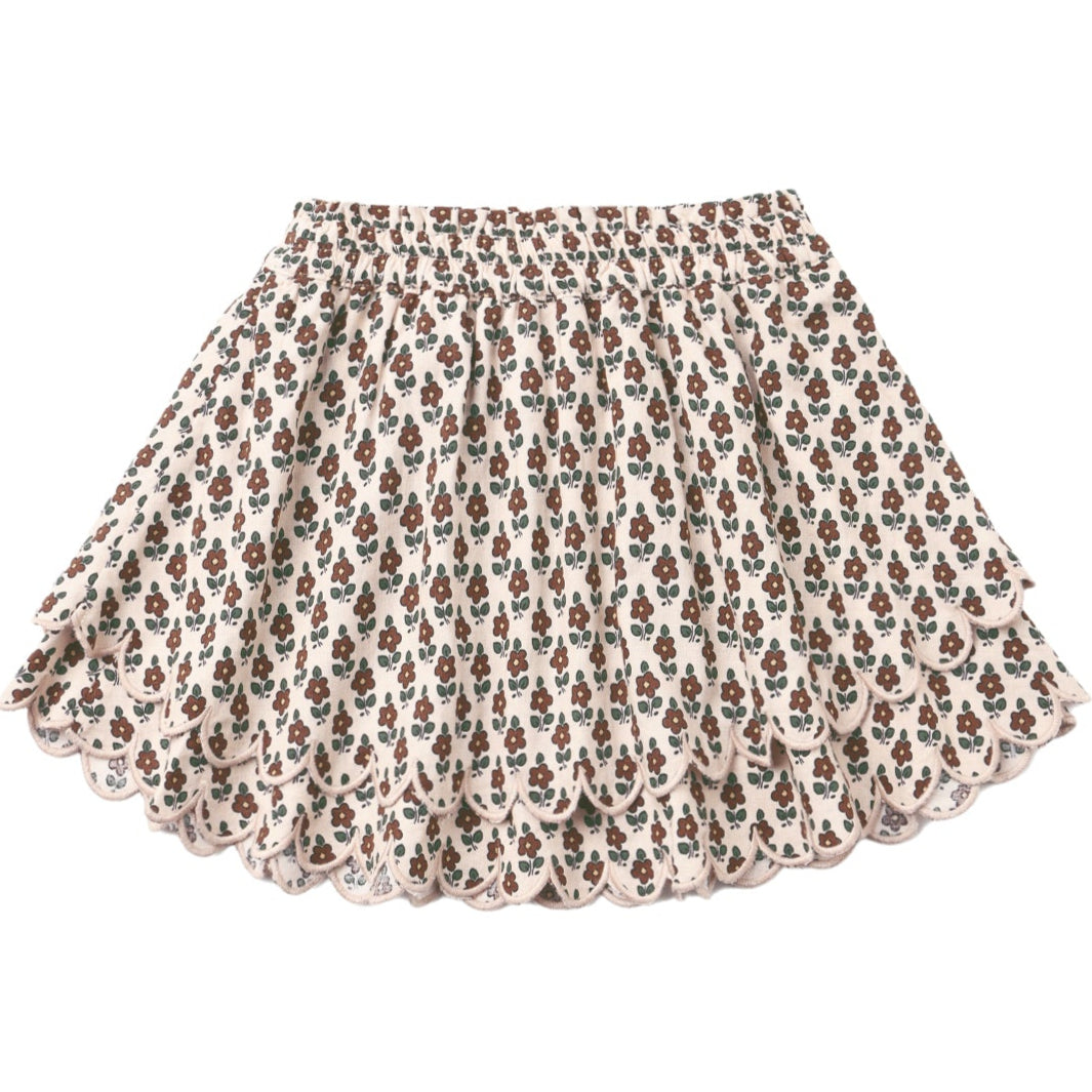 Rylee Cru Forest Brown Harvest Skirt