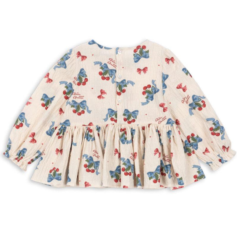 Konges Slojd Elin Cherries & Bows Blouse