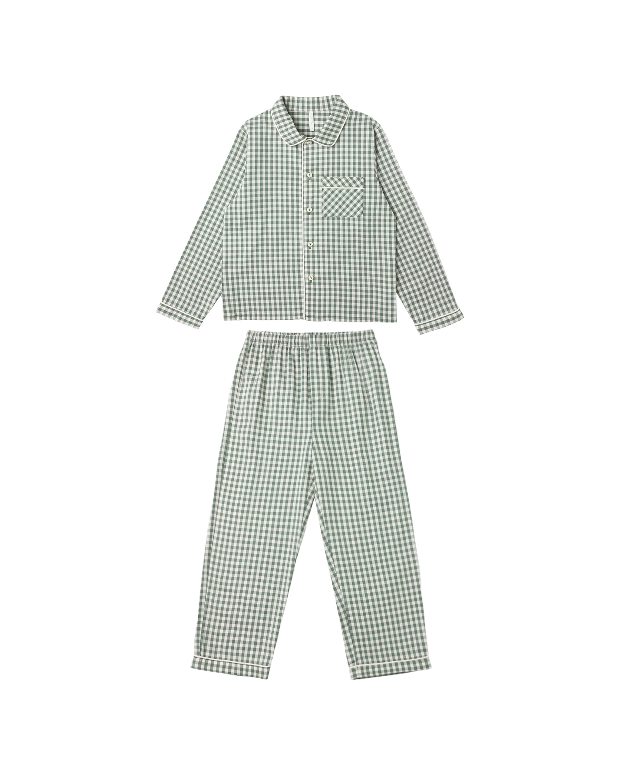 Rylee Cru Evergreen Gingham Pajamas