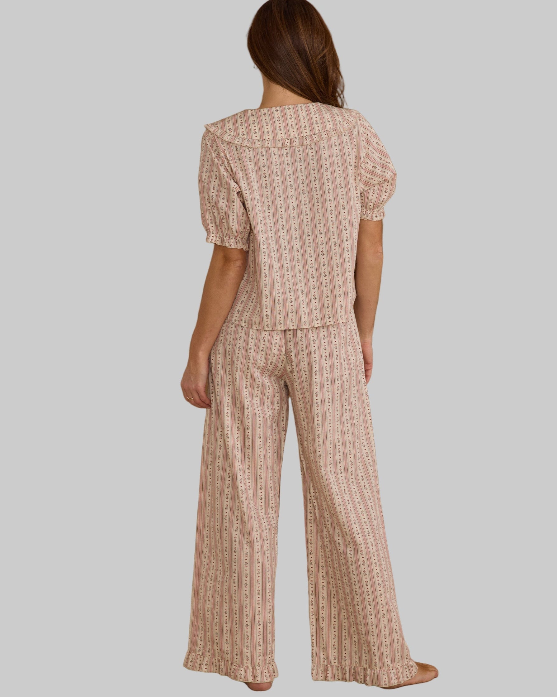 Rylee Cru Women's Candycane Stripe PJ's
