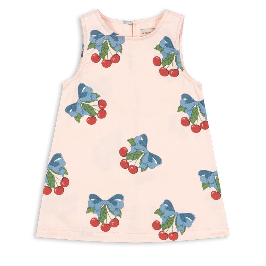 Pink Cherry Bow Dress Konges Slojd