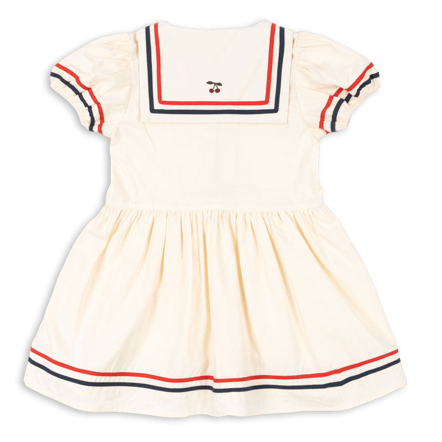 Cream Poplin Sailor Dress Konges Slojd