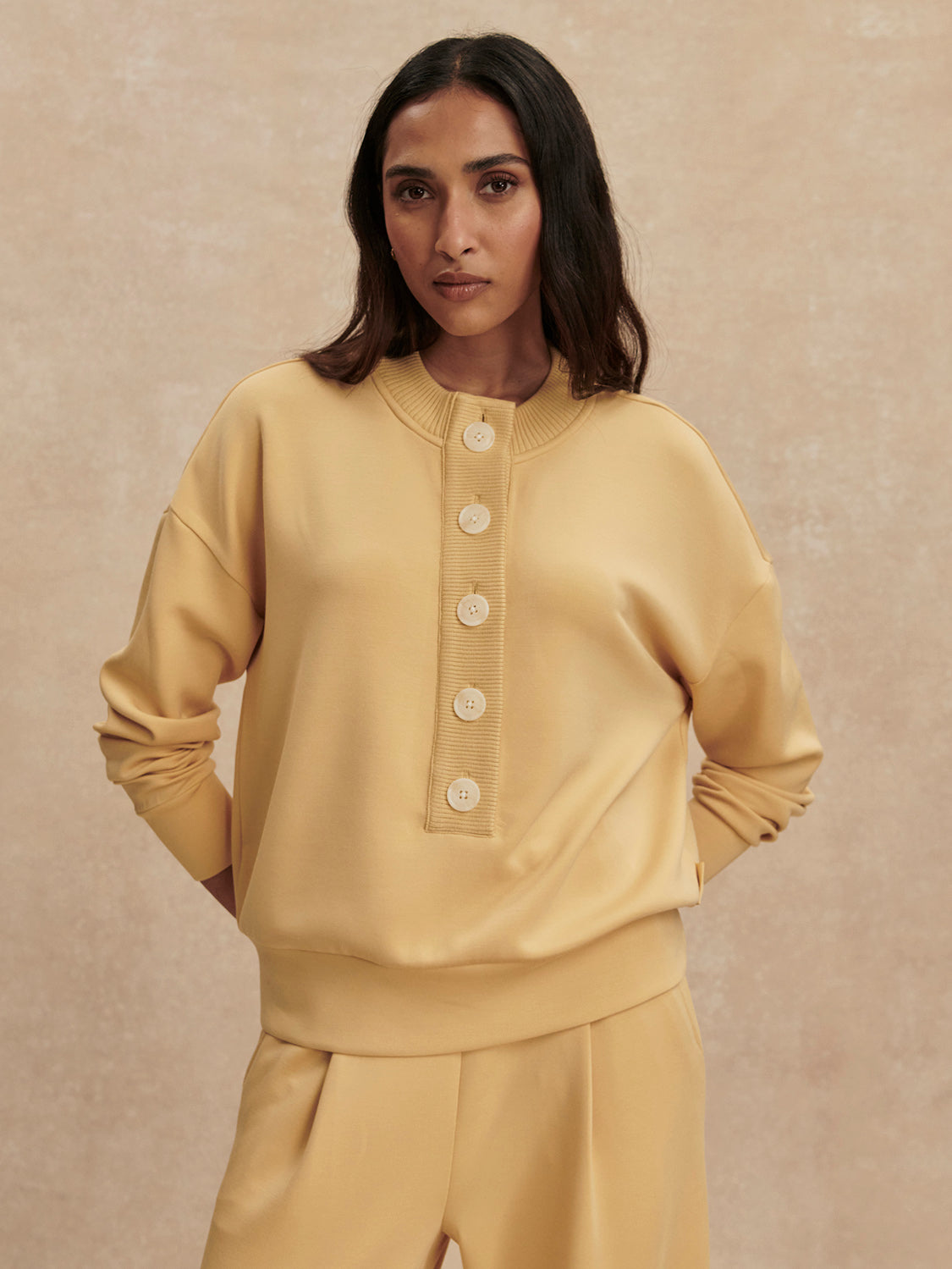 Varley Reena Butter Yellow Top