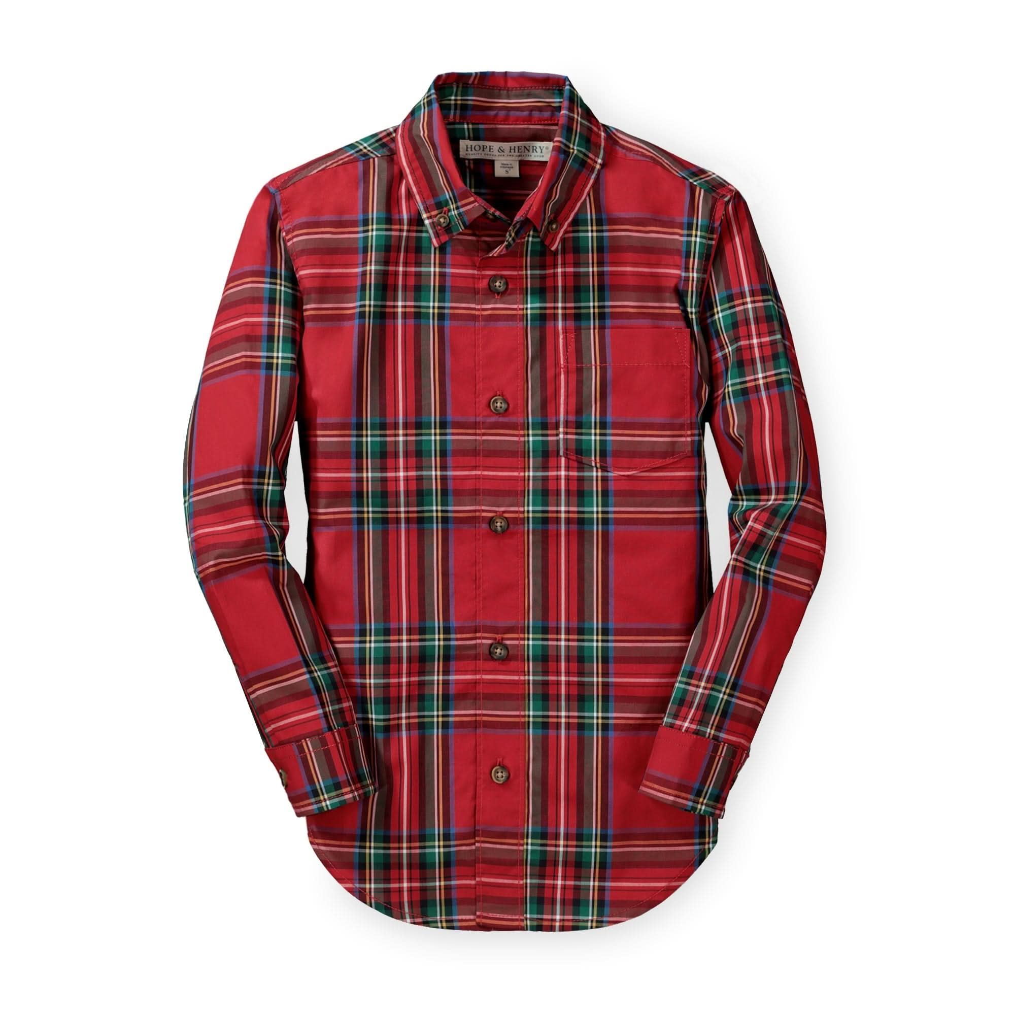 Red Stewart Tartan Shirt