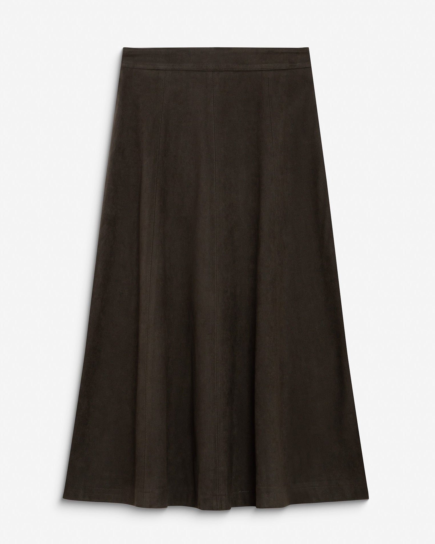 Ariana Olive Ultra Suede Skirt