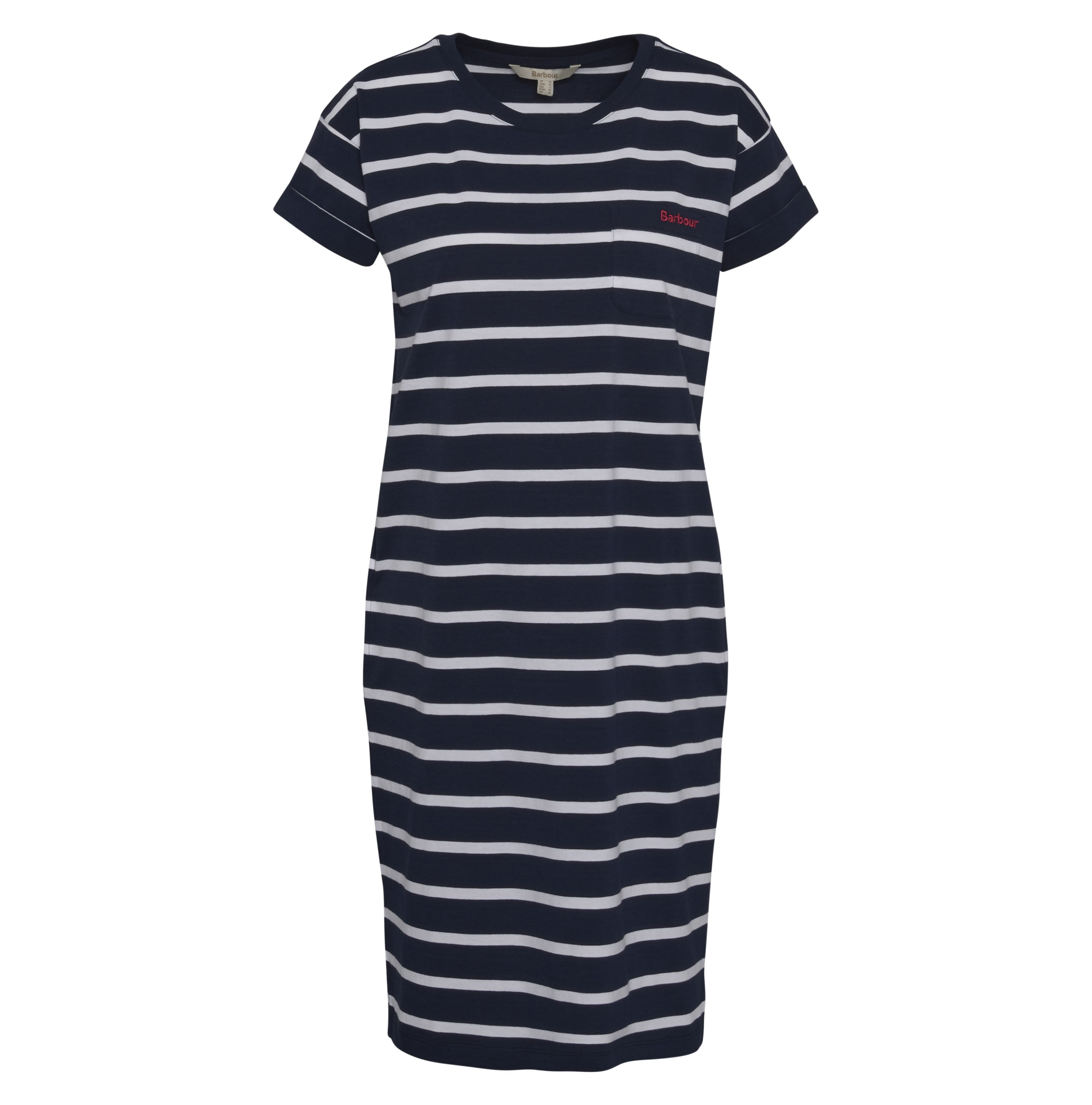 Barbour Otterburn Stripe Navy T-shirt Dress