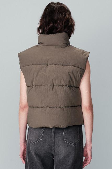 Olive Puffer Vest