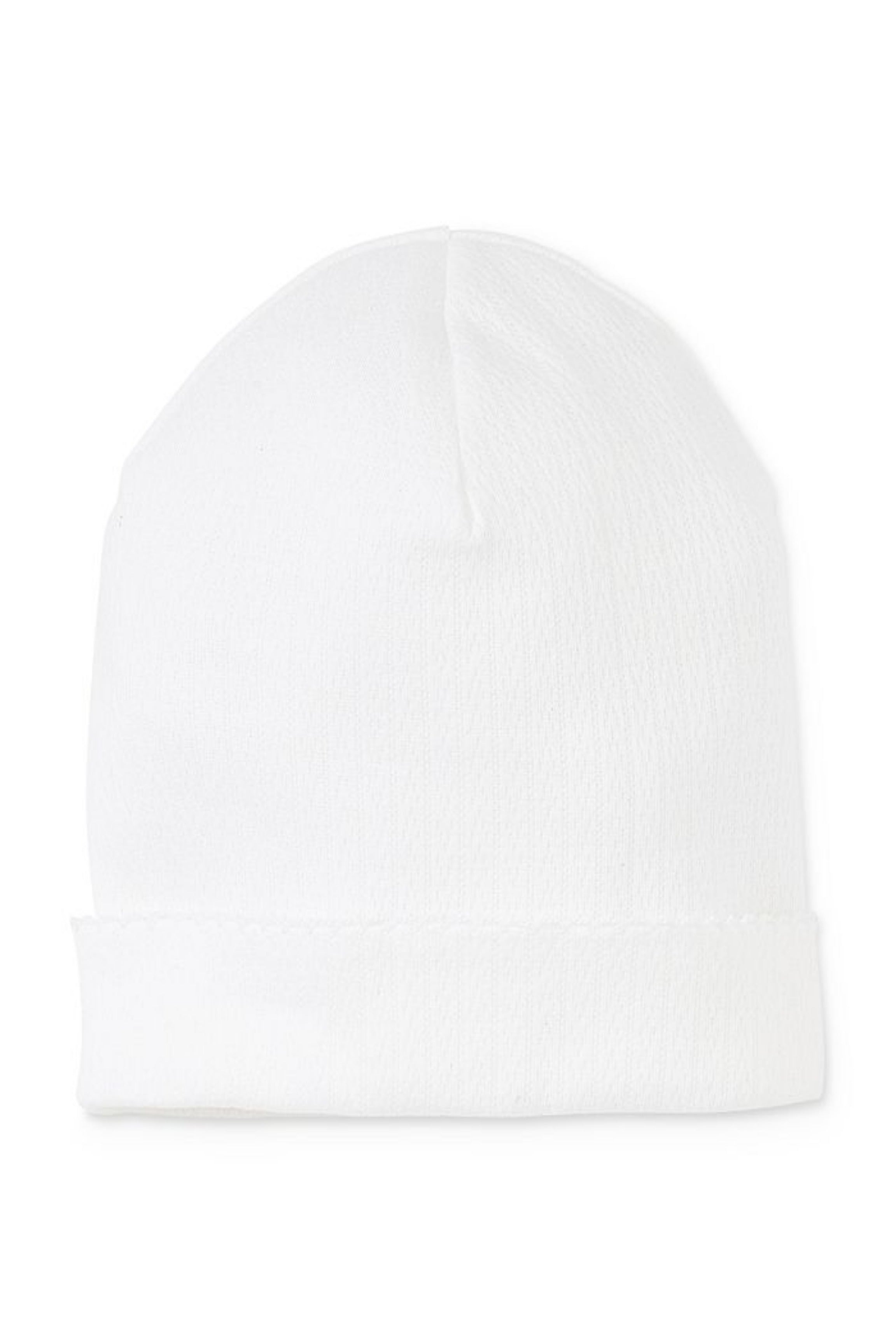 White Pointelle Hat