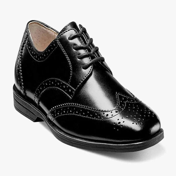 Black Wingtip Shoe