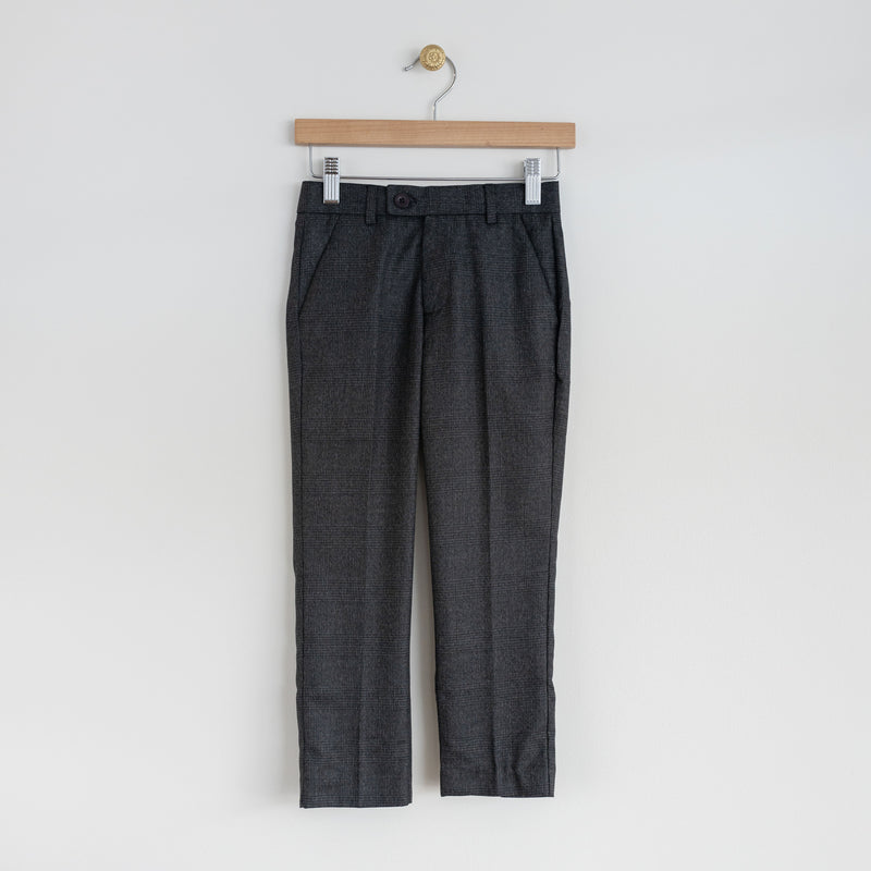 Charcoal Glen Plaid Trouser