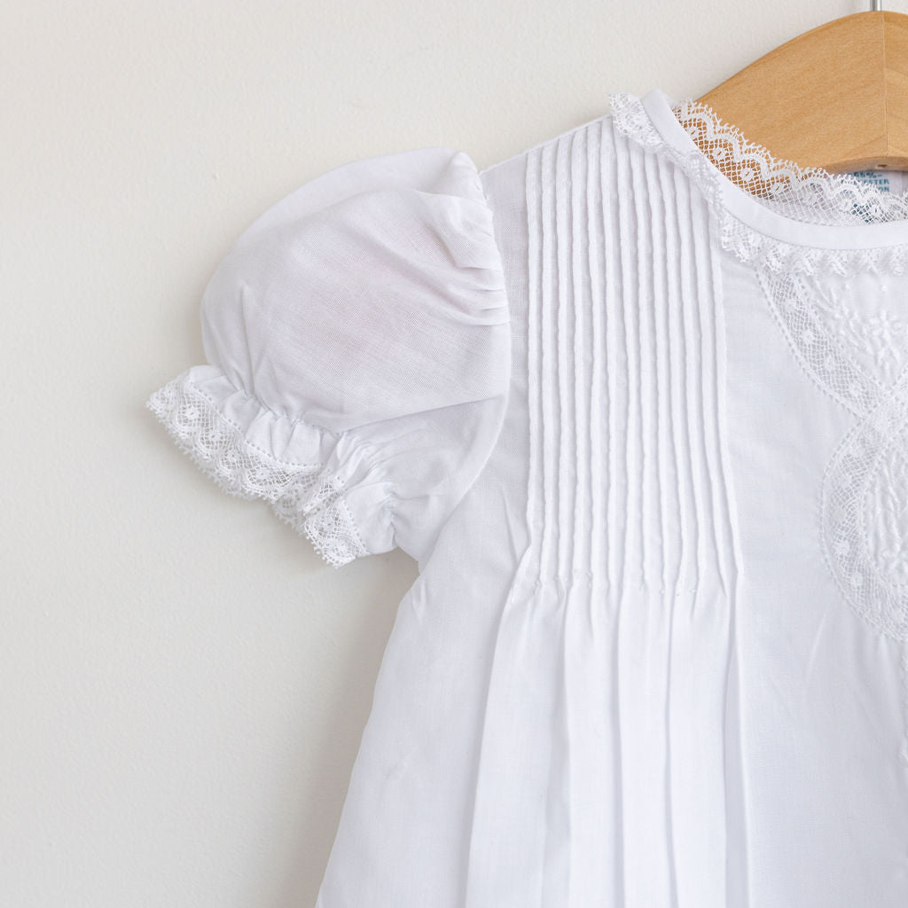 White Dress Oval Lace