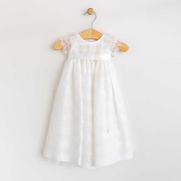 Stripe Organza Gown