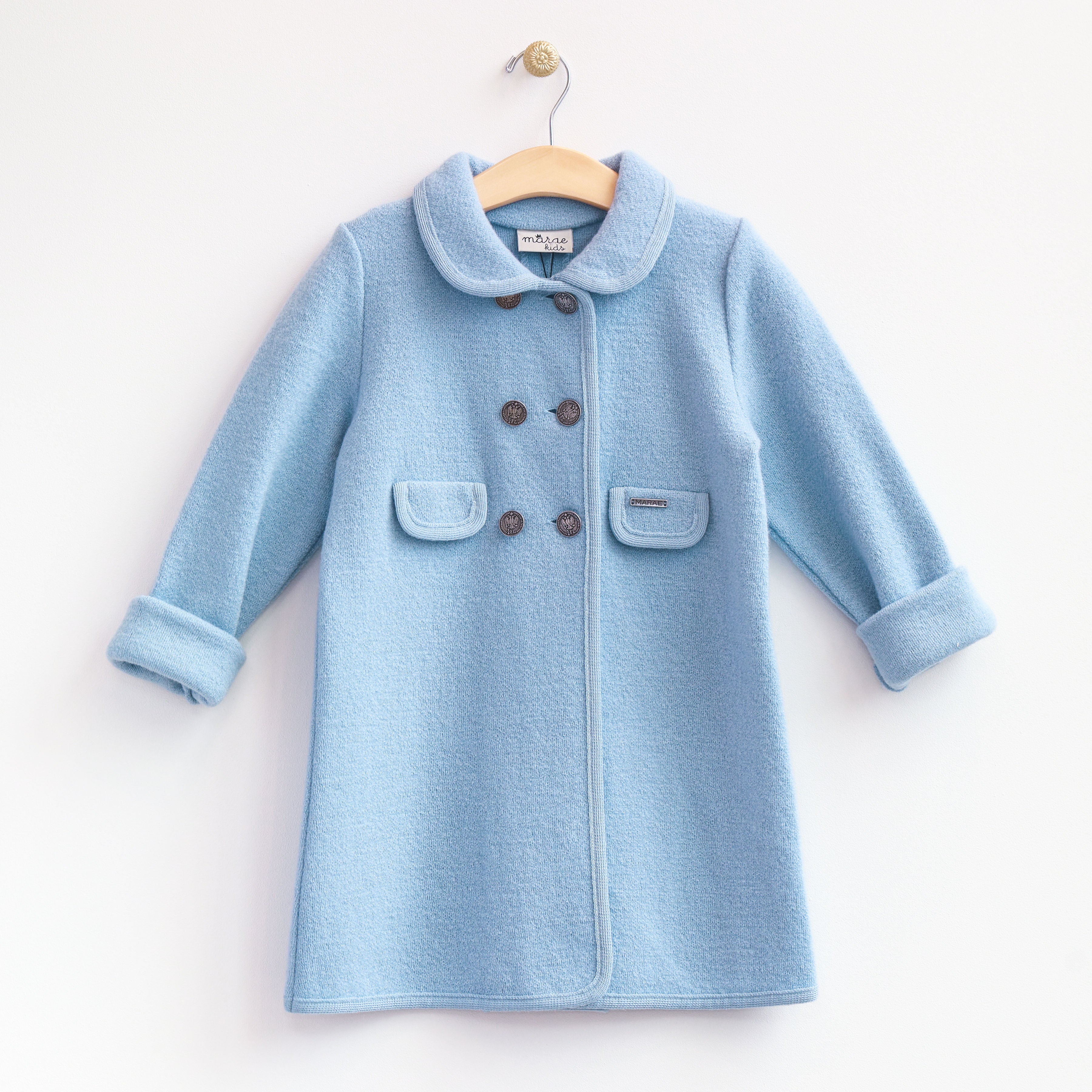 Light Blue Boiled Infant Coat