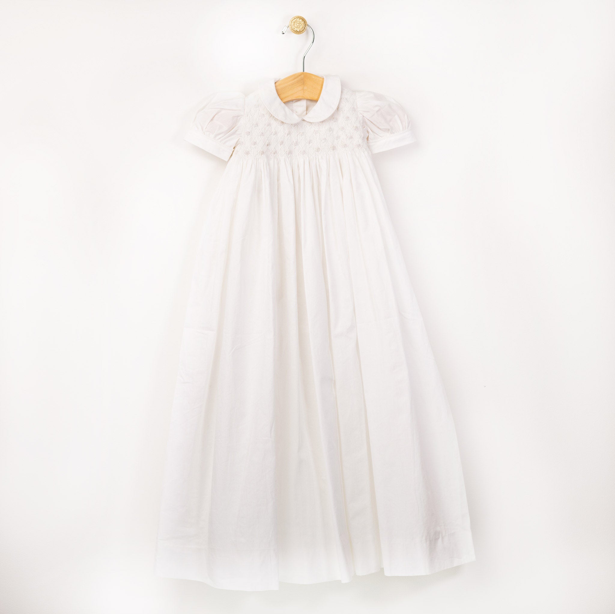 Classic Smocked Cotton Gown – Four and Twenty Sailors