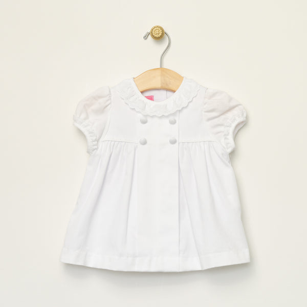White Pique Float Dress