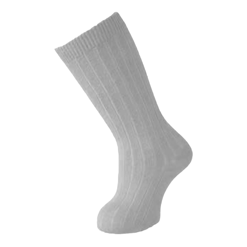 Ribbed Cotton Knee Sock